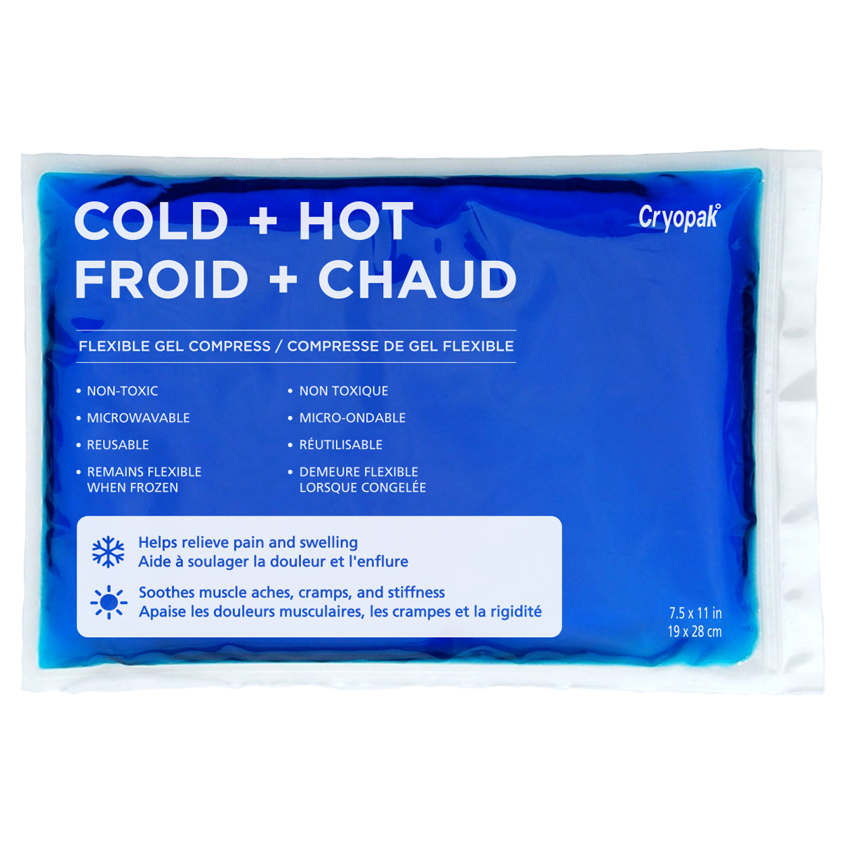 Hot and Cold 20 oz Flexible Gel Compress